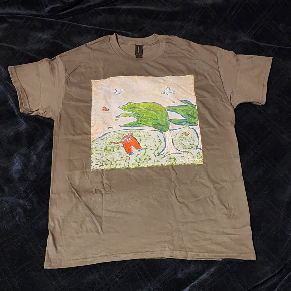 Bud Weathers the Storm dark grey T-Shirt from the Charlie Dingler Collection